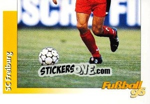 Sticker Martin Spanring unten - German Football Bundesliga 1995-1996 - Panini