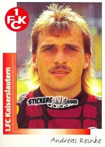 Sticker Andreas Reinke - German Football Bundesliga 1995-1996 - Panini