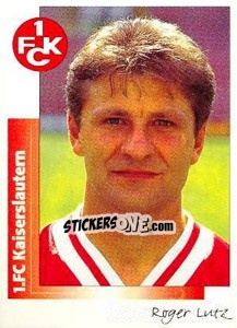 Cromo Roger Lutz - German Football Bundesliga 1995-1996 - Panini