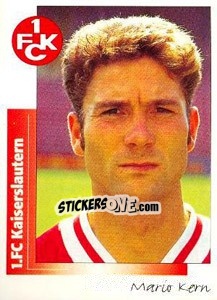 Cromo Mario Kern - German Football Bundesliga 1995-1996 - Panini