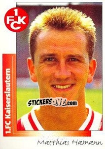 Sticker Matthias Hamann - German Football Bundesliga 1995-1996 - Panini