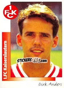 Figurina Dirk Anders - German Football Bundesliga 1995-1996 - Panini
