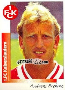 Sticker Andreas Brehme - German Football Bundesliga 1995-1996 - Panini