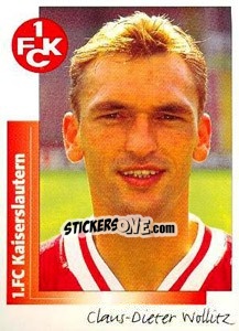 Sticker Claus-Dieter Wollitz - German Football Bundesliga 1995-1996 n. 99 - Panini