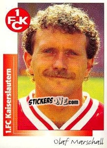 Sticker Olaf Marschall - German Football Bundesliga 1995-1996 - Panini