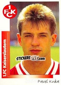 Cromo Pavel Kuka - German Football Bundesliga 1995-1996 - Panini