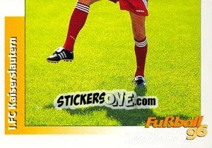 Sticker Miroslav Kadlec unten - German Football Bundesliga 1995-1996 - Panini