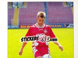 Sticker Bernd Hollerbach oben - German Football Bundesliga 1995-1996 - Panini