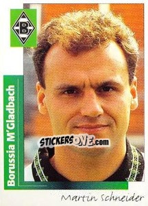 Cromo Martin Schneider - German Football Bundesliga 1995-1996 - Panini