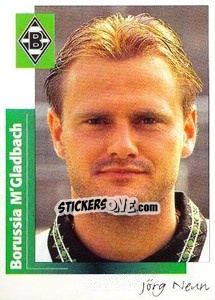 Cromo Jörg Neun - German Football Bundesliga 1995-1996 - Panini