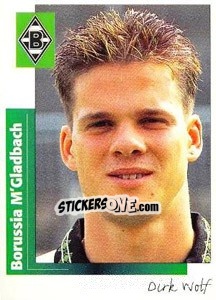 Sticker Dirk Wolf - German Football Bundesliga 1995-1996 - Panini