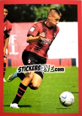 Sticker Francesco Camarda - A.C. Milan 2023-2024
 n. 208 - Euro Publishing