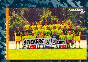 Cromo Mannschaftsbild - German Football Bundesliga 1996-1997 - Panini