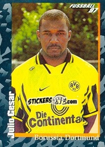 Sticker Julio Cesar - German Football Bundesliga 1996-1997 n. 8 - Panini