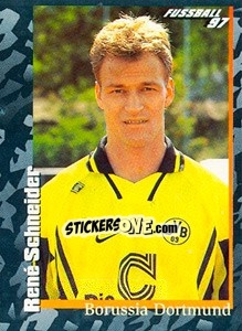 Cromo René Schneider - German Football Bundesliga 1996-1997 - Panini