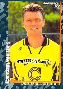 Sticker Carsten Wolters - German Football Bundesliga 1996-1997 - Panini