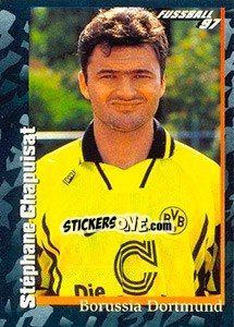 Cromo Stephane Chapuisat - German Football Bundesliga 1996-1997 - Panini