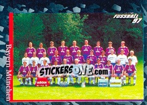 Figurina Mannschaftsbild - German Football Bundesliga 1996-1997 - Panini