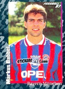 Cromo Markus Babbel - German Football Bundesliga 1996-1997 - Panini