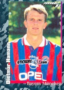 Sticker Dietmar Hamann - German Football Bundesliga 1996-1997 - Panini