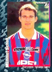 Sticker Mehmet Scholl - German Football Bundesliga 1996-1997 - Panini