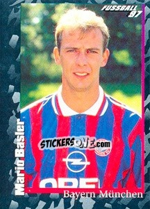 Sticker Mario Basler - German Football Bundesliga 1996-1997 - Panini