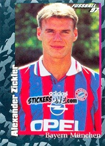 Sticker Alexander Zickler - German Football Bundesliga 1996-1997 - Panini