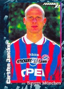 Sticker Carsten Jancker - German Football Bundesliga 1996-1997 - Panini