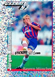 Sticker Action Bild Jürgen Klinsmann - German Football Bundesliga 1996-1997 - Panini