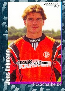 Sticker Jens Lehmann - German Football Bundesliga 1996-1997 n. 57 - Panini