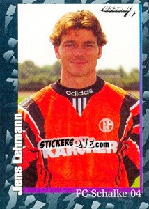 Cromo Jens Lehmann - German Football Bundesliga 1996-1997 - Panini