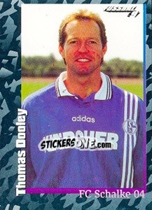 Cromo Thomas Dooley - German Football Bundesliga 1996-1997 - Panini