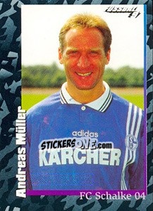 Sticker Andreas Müller - German Football Bundesliga 1996-1997 n. 66 - Panini