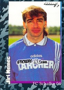 Sticker Jiri Nemec - German Football Bundesliga 1996-1997 - Panini