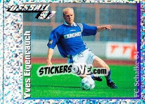 Sticker Action Bild Yves Eigenrauch - German Football Bundesliga 1996-1997 - Panini