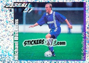 Sticker Action Bild Michael Büskens - German Football Bundesliga 1996-1997 - Panini