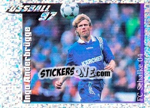 Sticker Action Bild Ingo Anderbrügge - German Football Bundesliga 1996-1997 - Panini