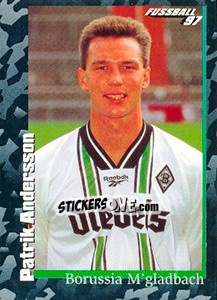 Sticker Patrik Andersson - German Football Bundesliga 1996-1997 - Panini