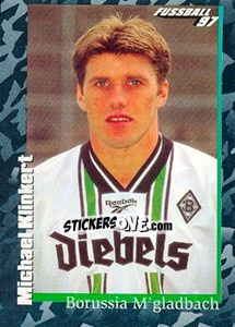 Sticker Michael Klinkert - German Football Bundesliga 1996-1997 - Panini