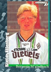 Sticker Stefan Effenberg - German Football Bundesliga 1996-1997 - Panini