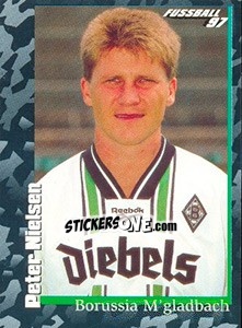 Sticker Peter Nielsen - German Football Bundesliga 1996-1997 - Panini