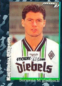 Cromo Karlheinz Pflipsen - German Football Bundesliga 1996-1997 - Panini