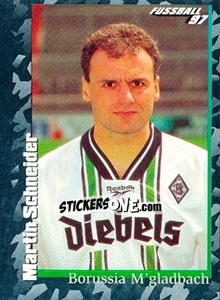 Sticker Martin Schneider - German Football Bundesliga 1996-1997 - Panini