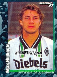 Sticker Max Huiberts - German Football Bundesliga 1996-1997 - Panini