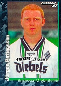 Sticker Jörgen Pettersson - German Football Bundesliga 1996-1997 - Panini