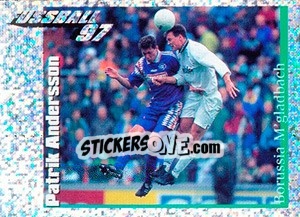 Sticker Action Bild Patrik Andersson - German Football Bundesliga 1996-1997 - Panini