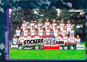 Sticker Mannschaftsbild - German Football Bundesliga 1996-1997 - Panini