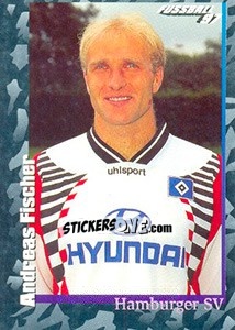Cromo Andreas Fischer - German Football Bundesliga 1996-1997 - Panini
