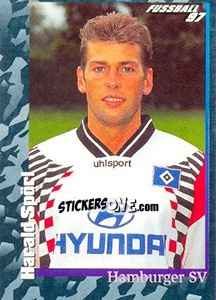 Cromo Harald Spörl - German Football Bundesliga 1996-1997 - Panini