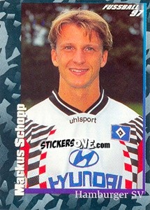 Cromo Markus Schopp - German Football Bundesliga 1996-1997 - Panini